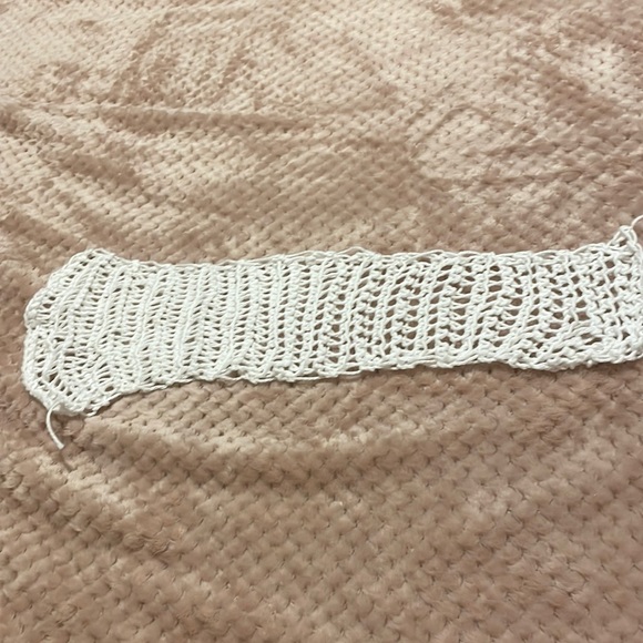 White toddler/baby scarf - Picture 1 of 2